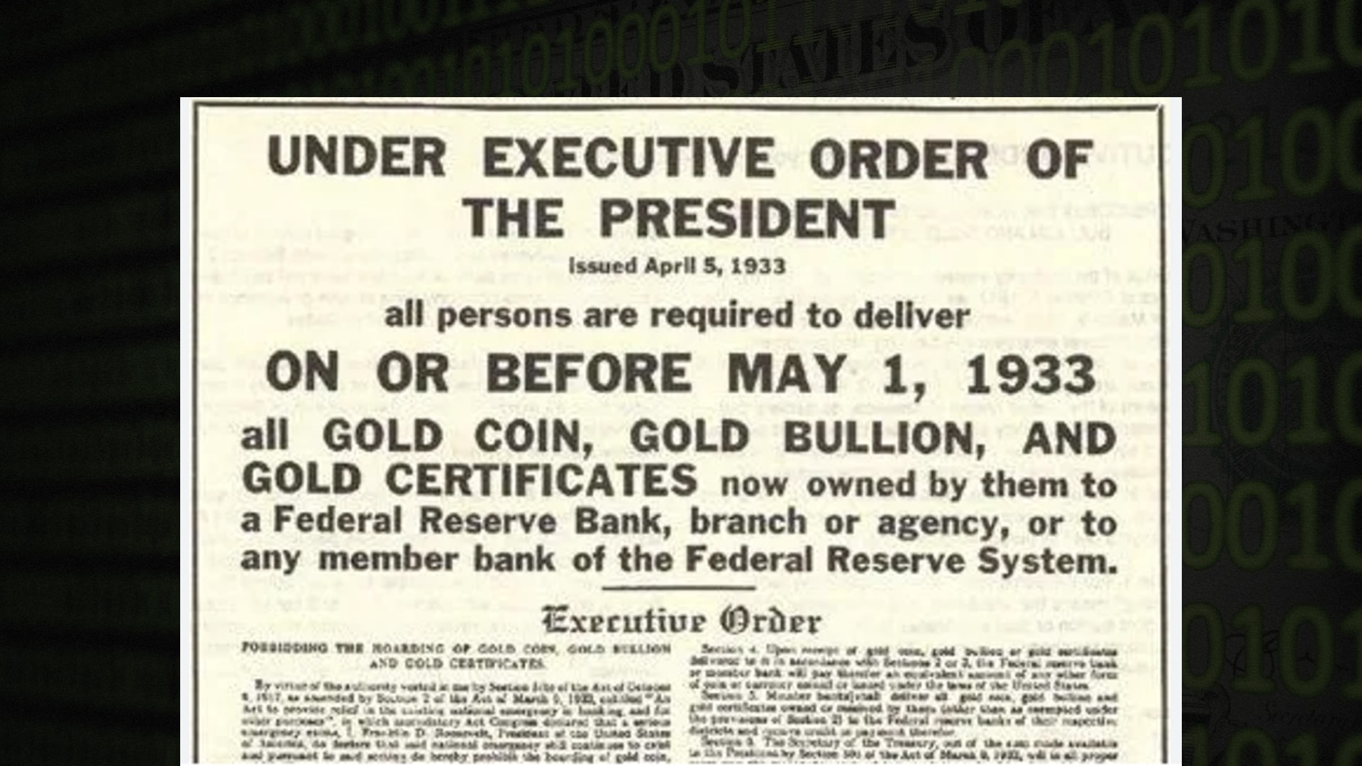 Executive Order