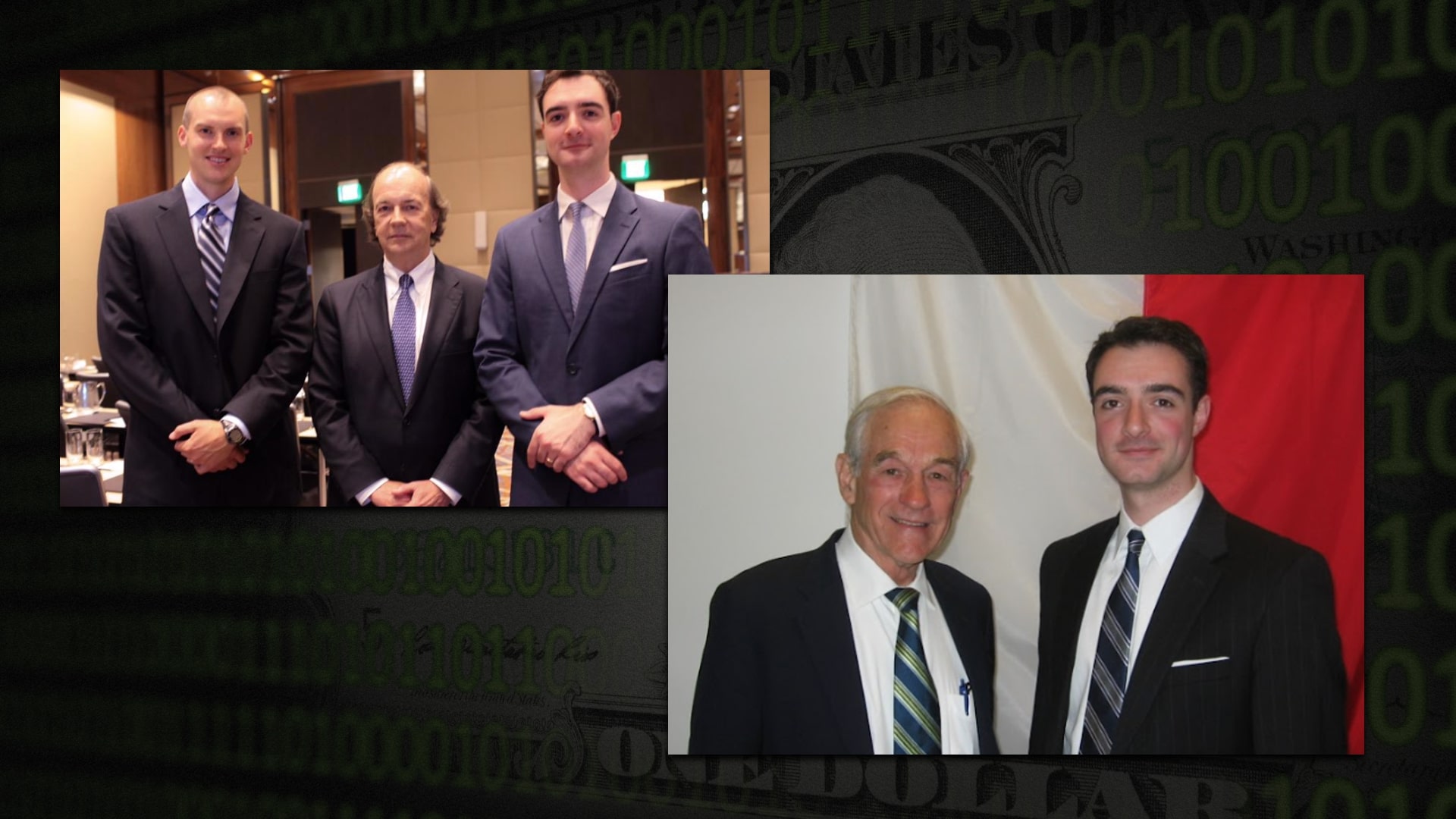 Pete with Jim Rickards and Ron Paul