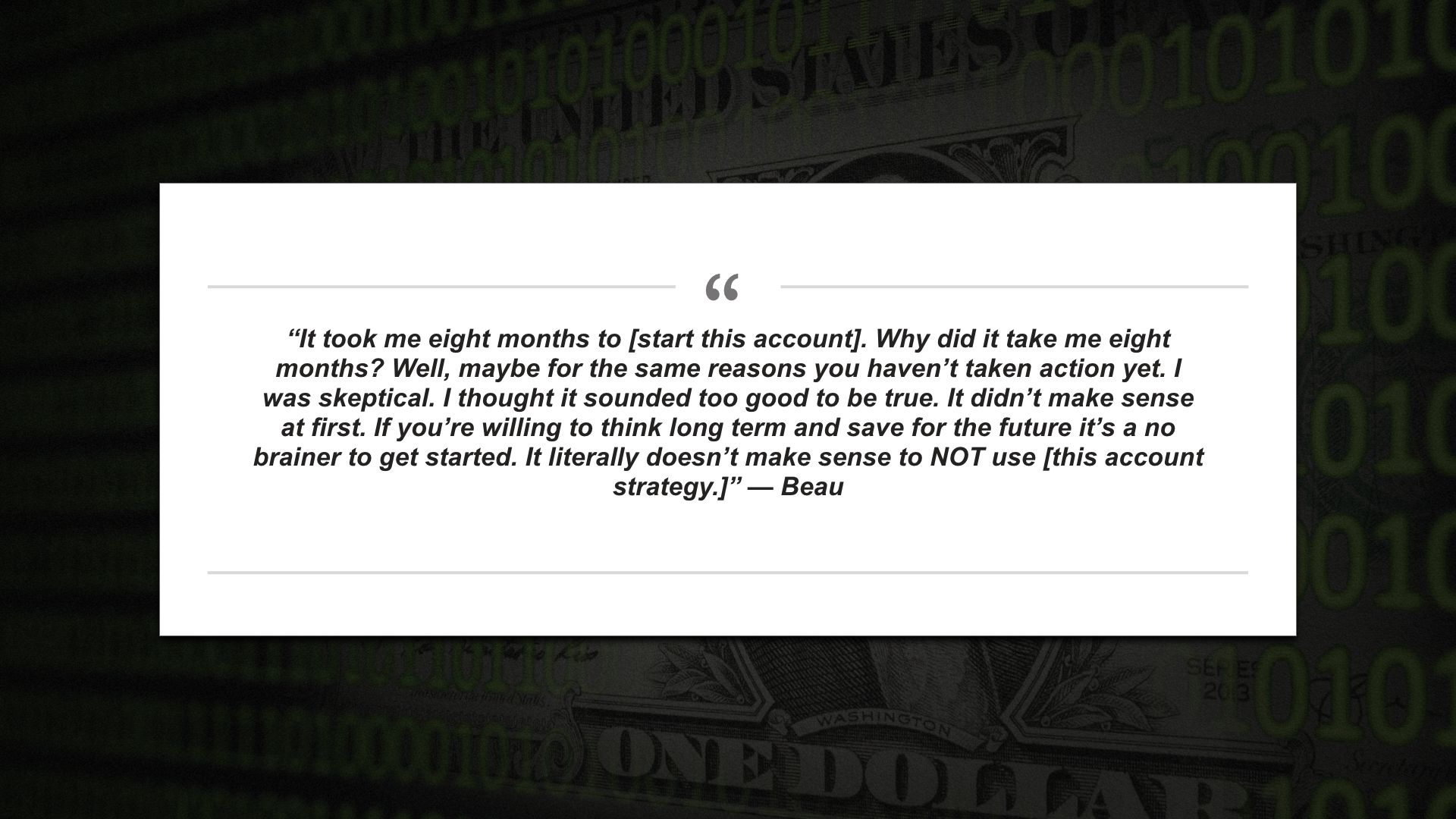 Beau Quote